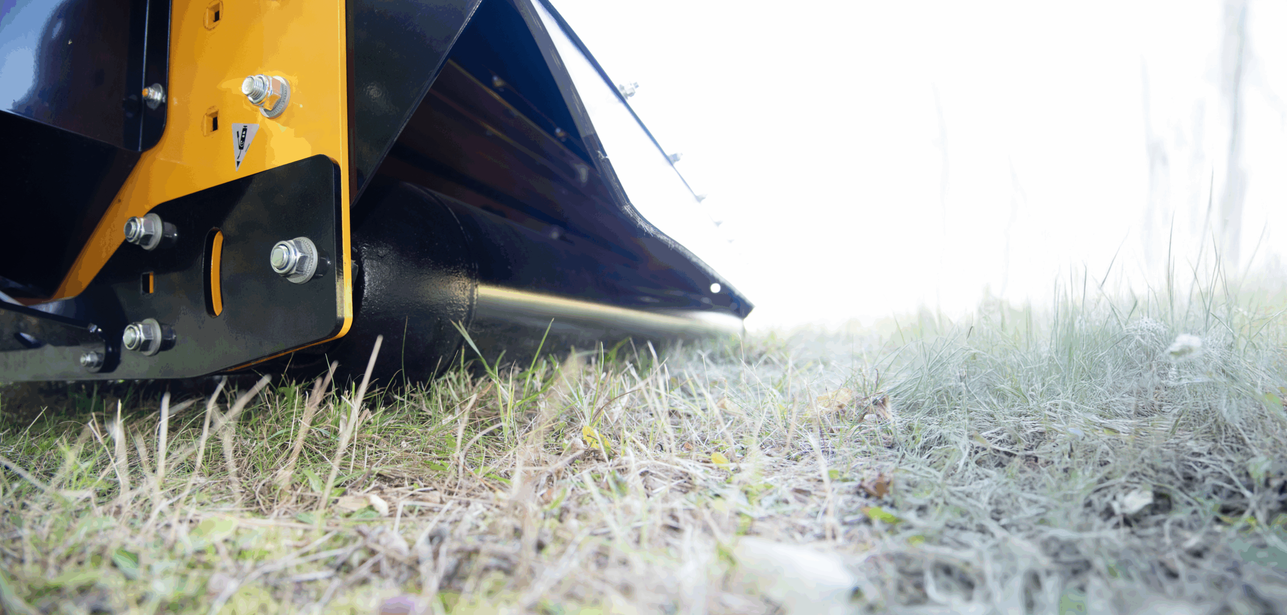 Integrierte Gutleitklappe.